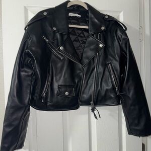 Good American leather jacket S/M